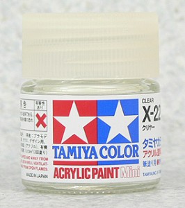 TAMIYA 壓克力系水性漆 10ml 亮光透明色 X-